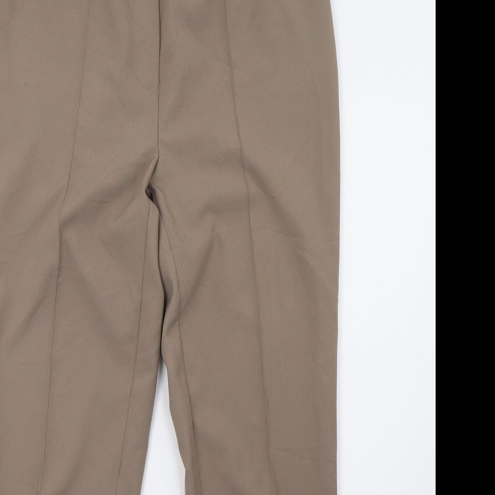 mona Womens Brown   Trousers  Size 16 L30 in