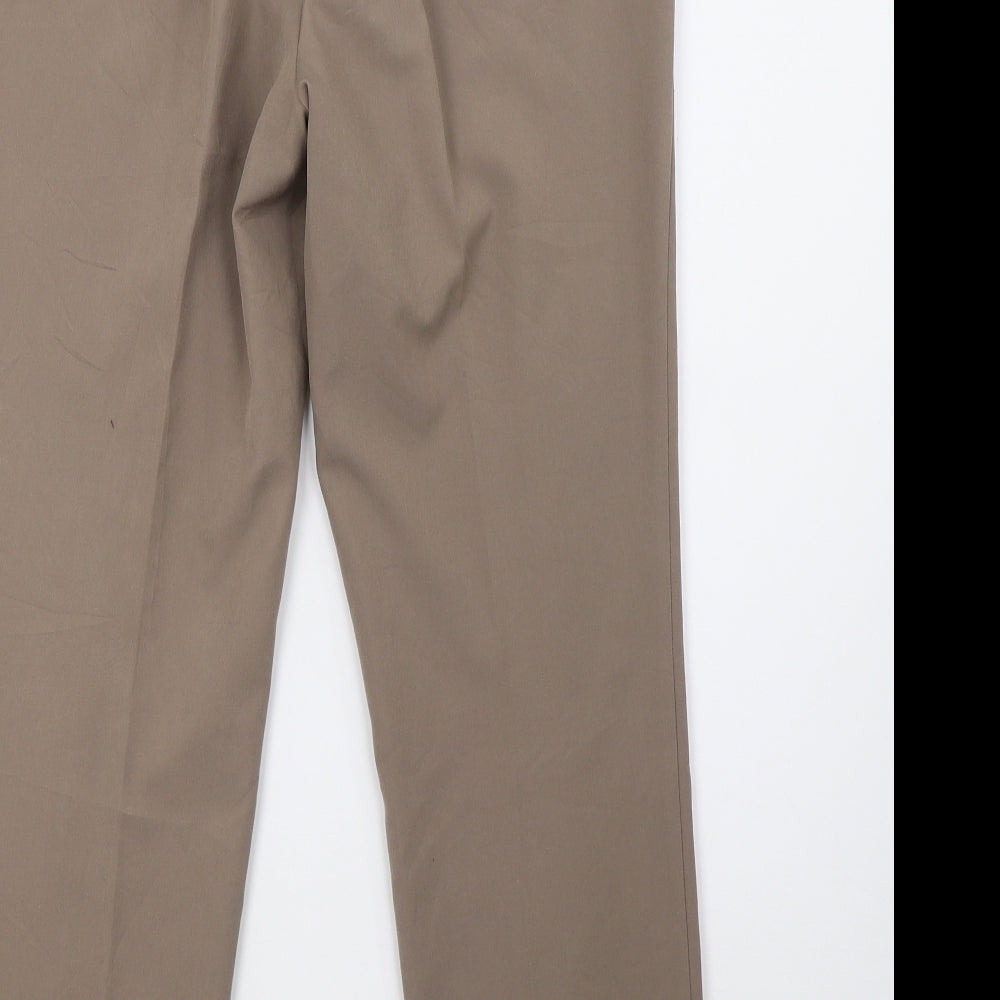mona Womens Brown   Trousers  Size 16 L30 in