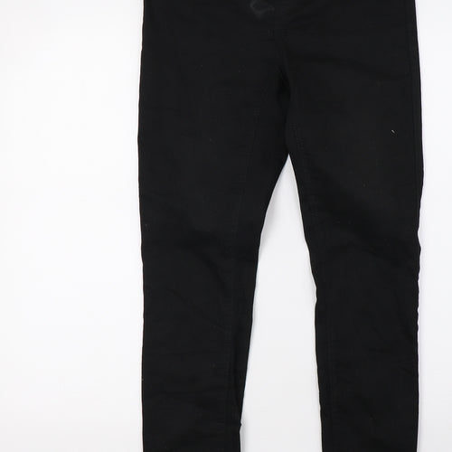 Preworn Womens Black  Denim Jegging Trousers Size 8 L31 in