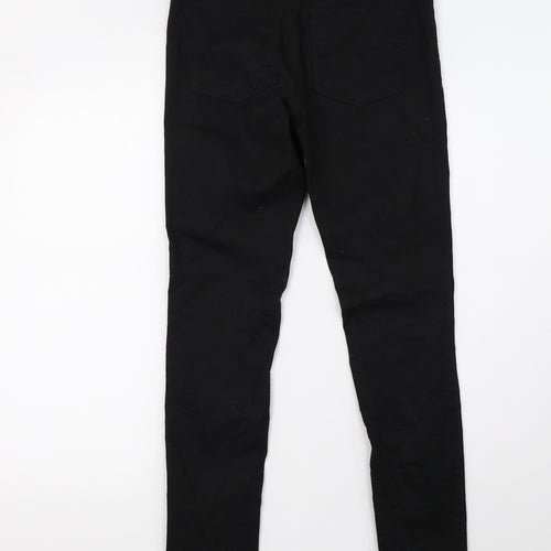 Preworn Womens Black  Denim Jegging Trousers Size 8 L31 in