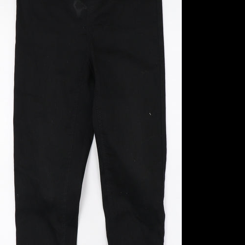 Preworn Womens Black  Denim Jegging Trousers Size 8 L31 in