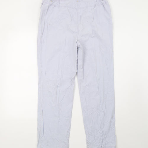 Preworn Womens Purple   Trousers  Size 12 L32 in
