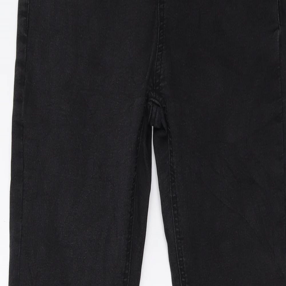 Preworn Womens Black  Denim Mom Jeans Size 10 L34 in