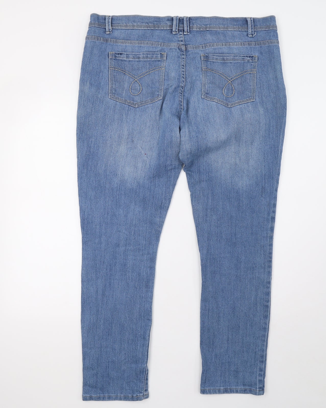 Primark Womens Blue  Denim Mom Jeans Size 18 L31 in