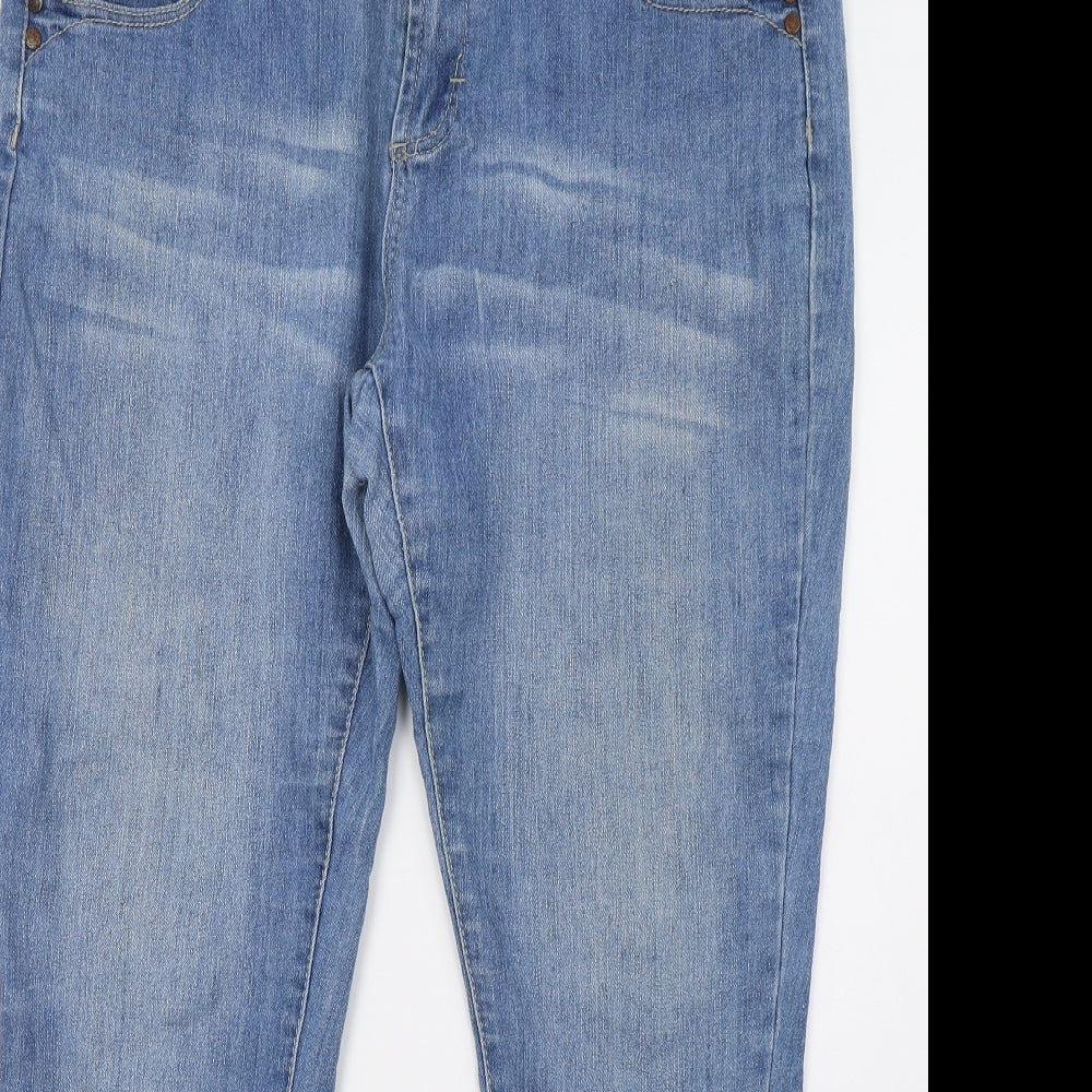 Primark Womens Blue  Denim Mom Jeans Size 18 L31 in