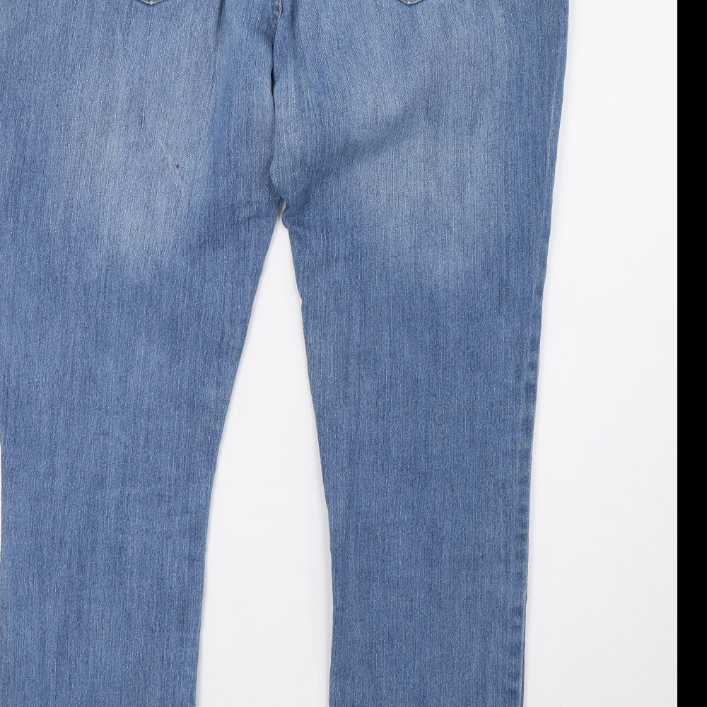 Primark Womens Blue  Denim Mom Jeans Size 18 L31 in