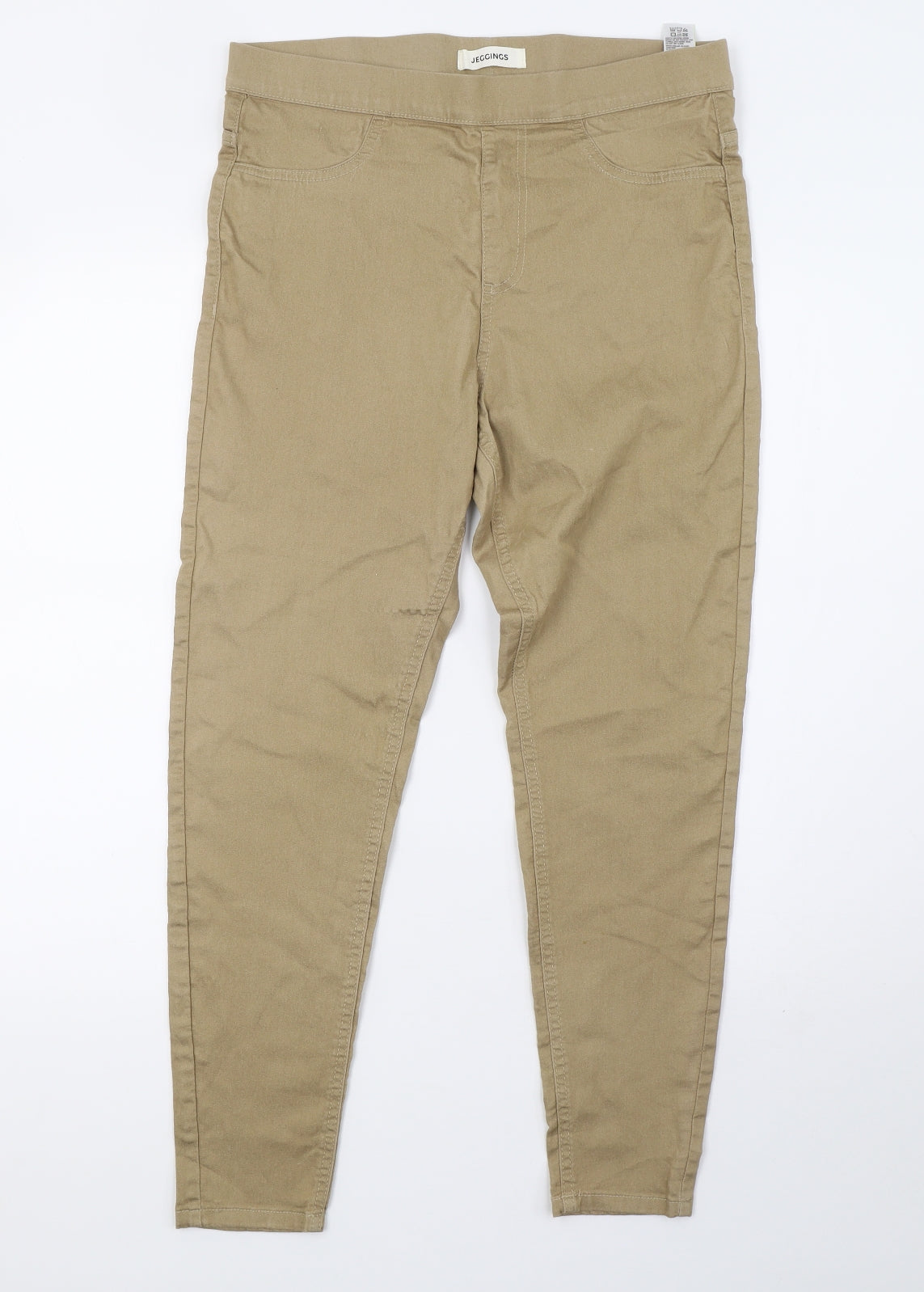 Marks and Spencer Womens Brown   Jegging Trousers Size 12 L29 in