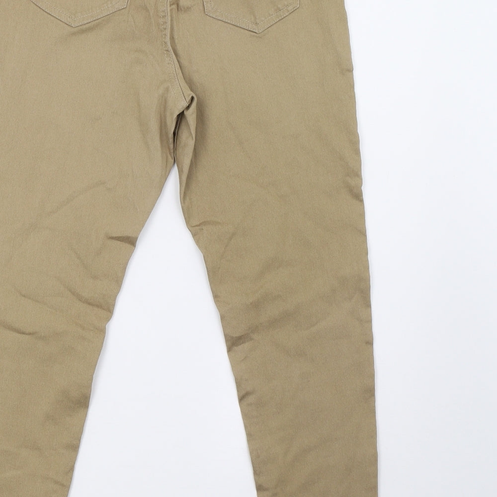 Marks and Spencer Womens Brown   Jegging Trousers Size 12 L29 in