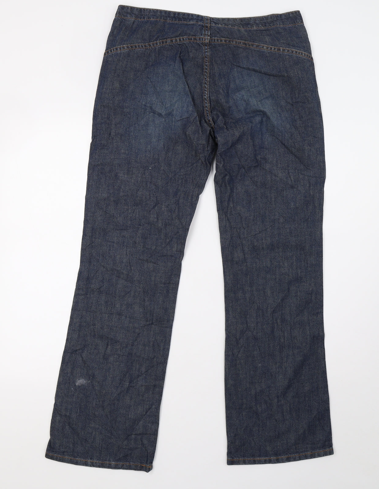 levis Mens Blue  Denim Bootcut Jeans Size 32 L32 in