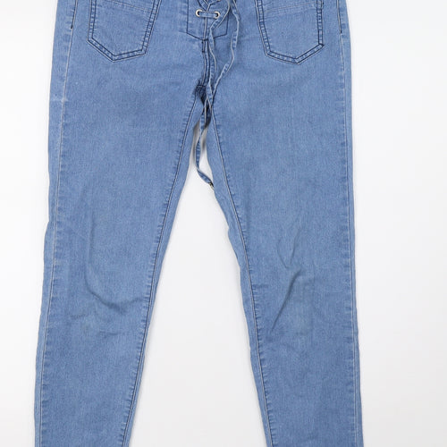 first and i  Womens Blue  Denim Skinny Jeans Size L L30 in