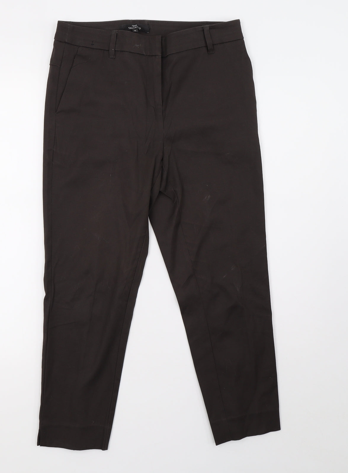 NEXT Womens Brown   Trousers  Size 8 L26 in