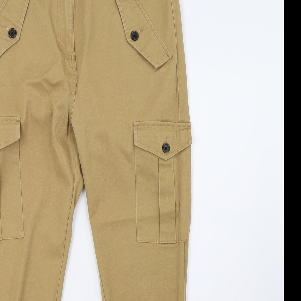 ASOS Womens Brown   Cargo Trousers Size 10 L30 in