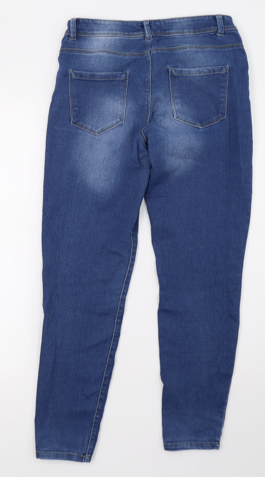 Primark Womens Blue  Denim Skinny Jeans Size 12 L30 in