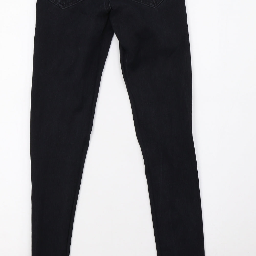 waredenim Womens Black  Denim Skinny Jeans Size 8 L28 in