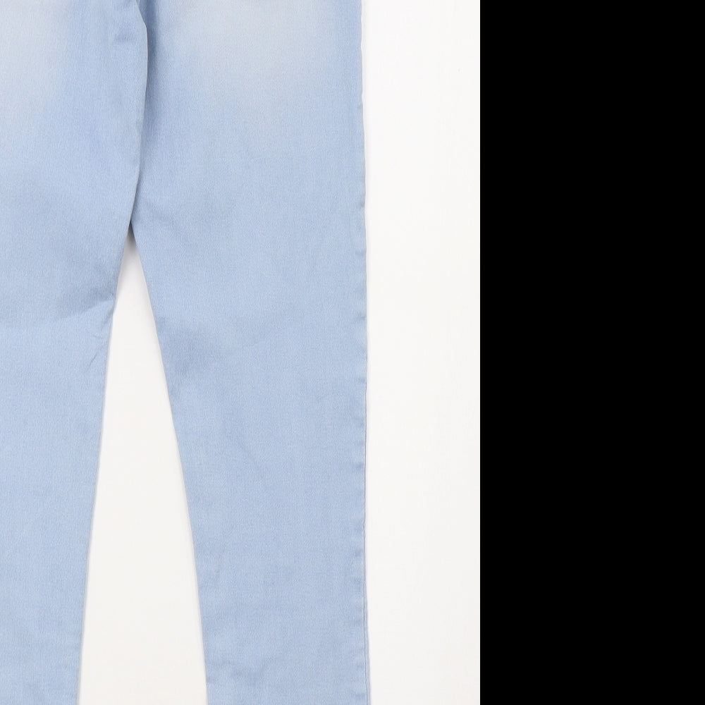 F&F Womens Blue  Denim Jegging Trousers Size 14 L32 in