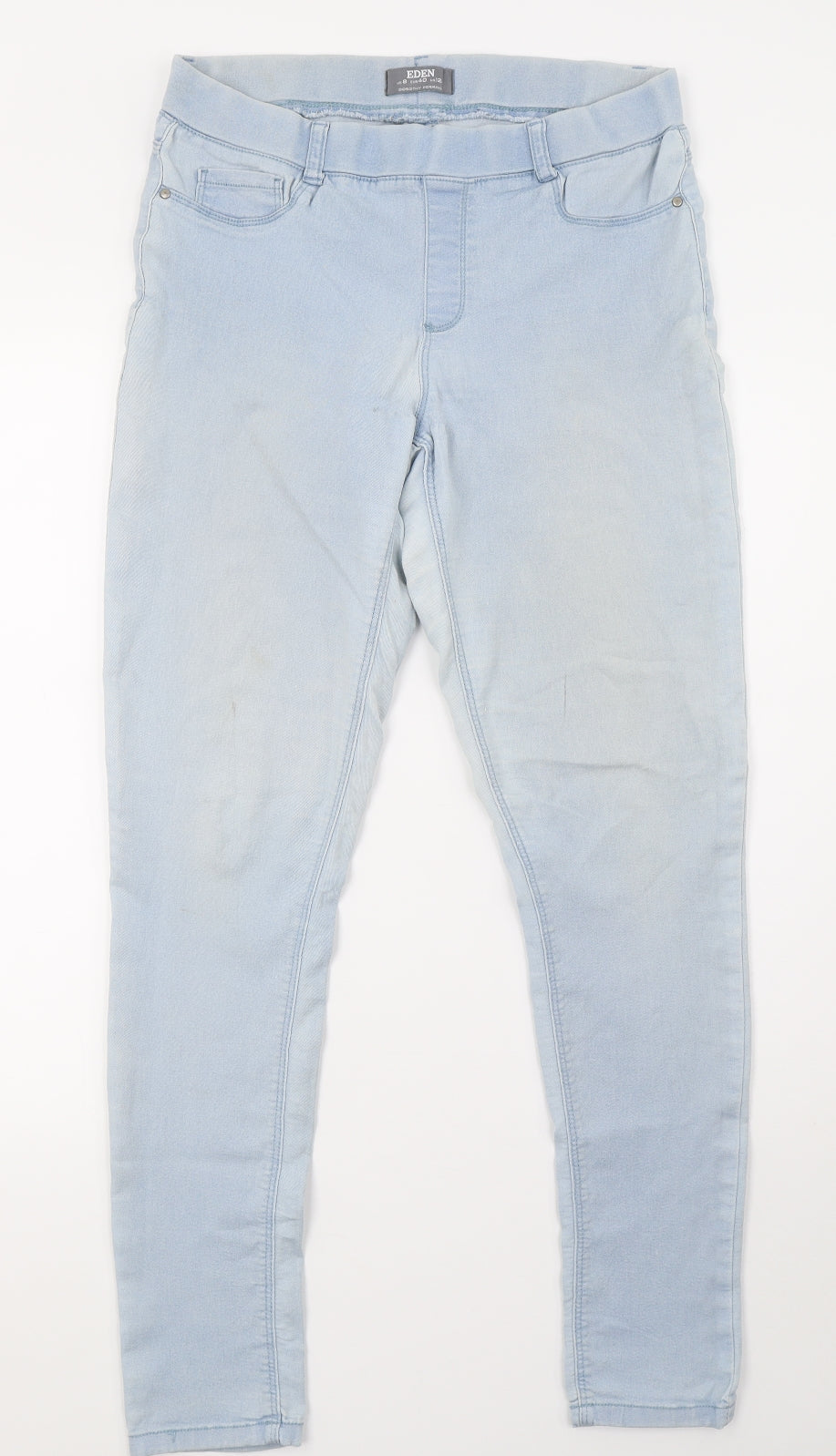 Dorothy Perkins Womens Blue   Jegging Trousers Size 12 L31 in
