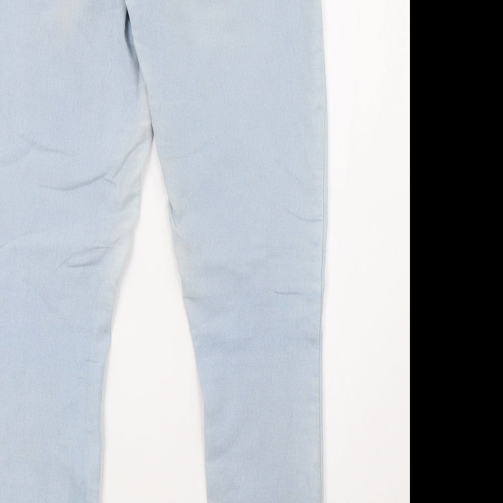 Dorothy Perkins Womens Blue   Jegging Trousers Size 12 L31 in