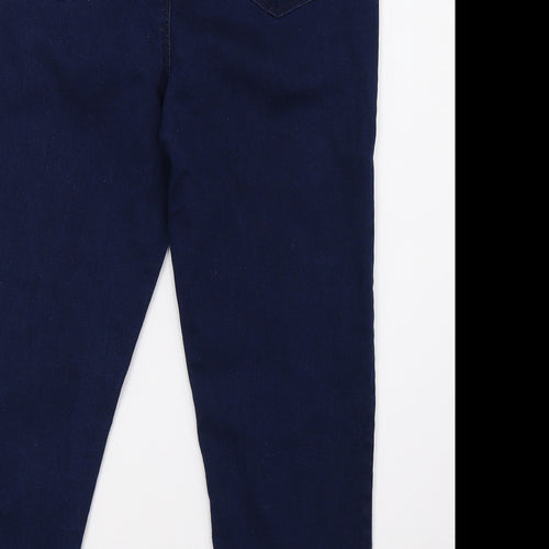 PEP&CO Womens Blue  Denim Skinny Jeans Size 14 L26 in