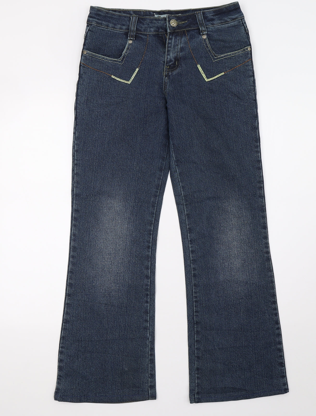 cc&t jeans Womens Blue  Denim Bootcut Jeans Size 10 L31 in