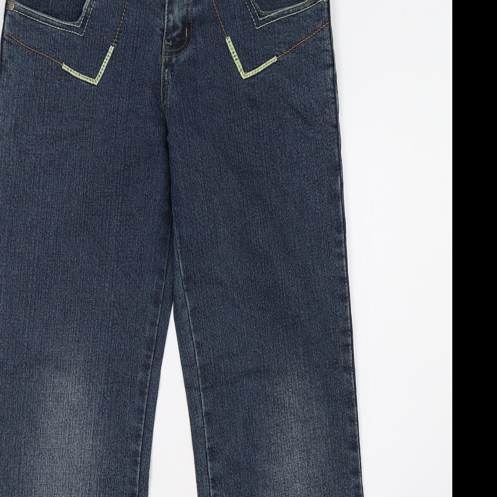 cc&t jeans Womens Blue  Denim Bootcut Jeans Size 10 L31 in