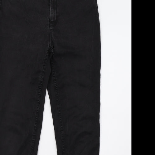 Preworn Womens Black  Denim Skinny Jeans Size 10 L30 in
