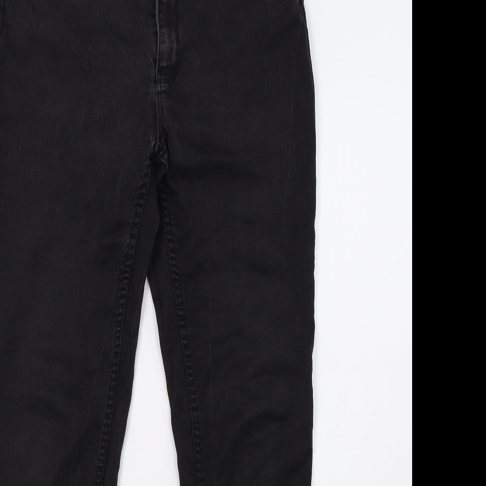Preworn Womens Black  Denim Skinny Jeans Size 10 L30 in