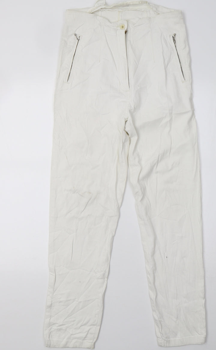 Stooker Womens White Denim Skinny Jeans Size 8 L30 in
