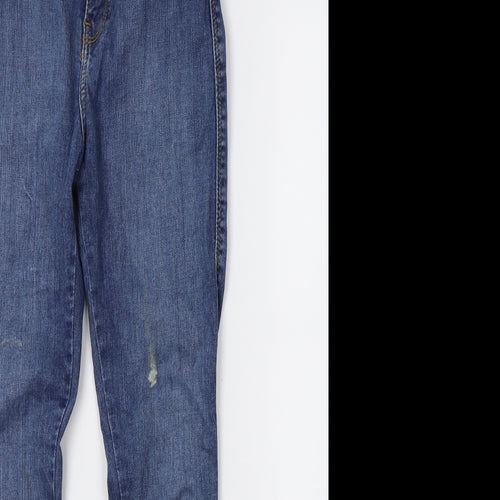 Preworn Womens Blue  Denim Skinny Jeans Size M L28 in