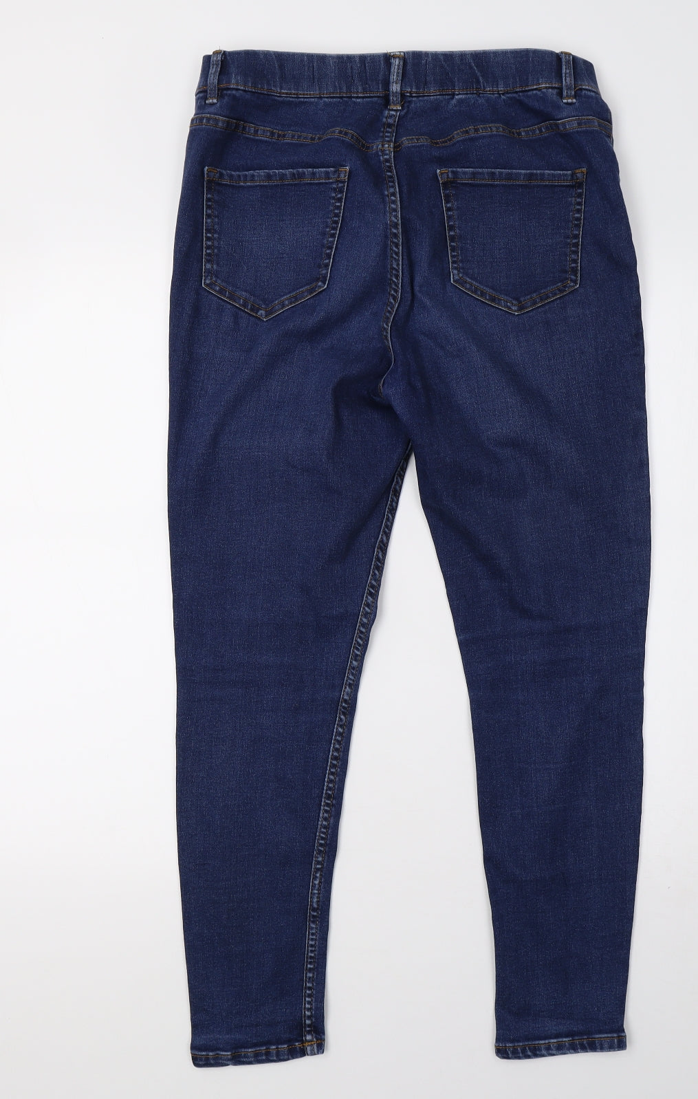 newlook Womens Blue  Denim Jegging Trousers Size 12 L28 in