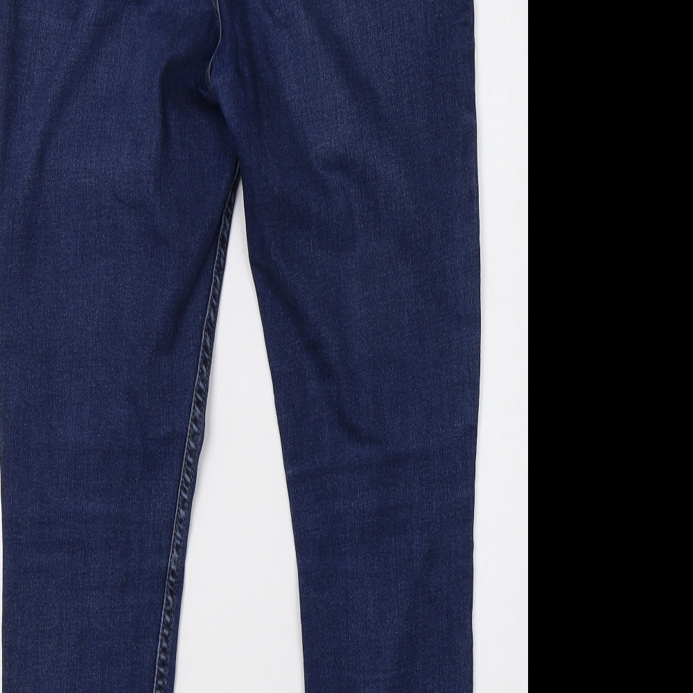 newlook Womens Blue  Denim Jegging Trousers Size 12 L28 in