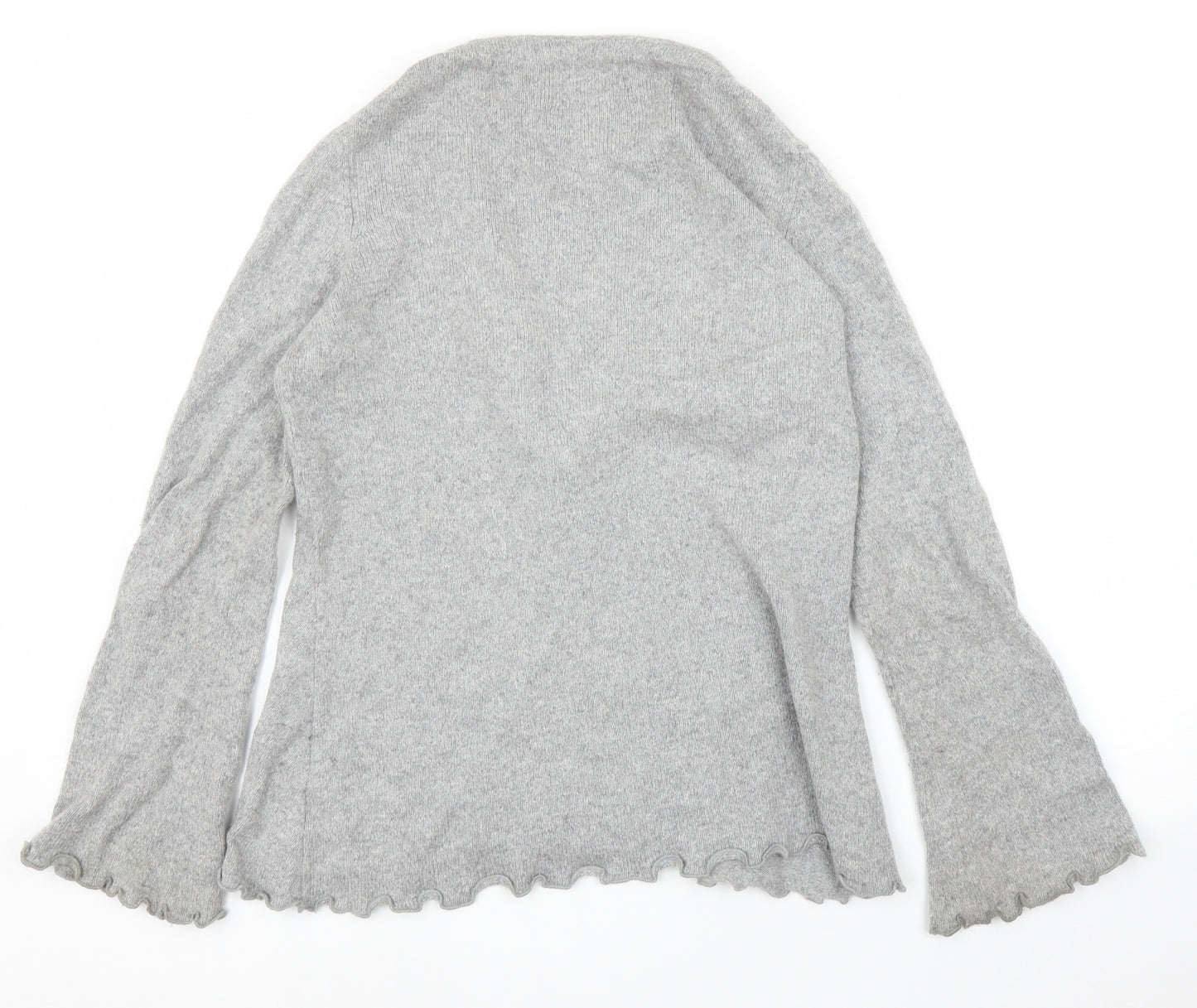 M&S Womens Grey   Cardigan Jumper Size 16