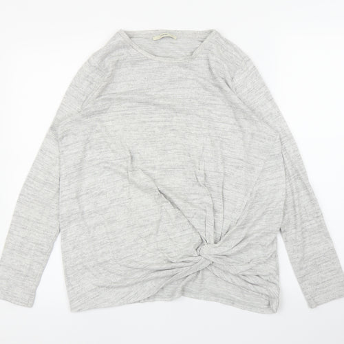 George Womens Grey   Basic Blouse Size M