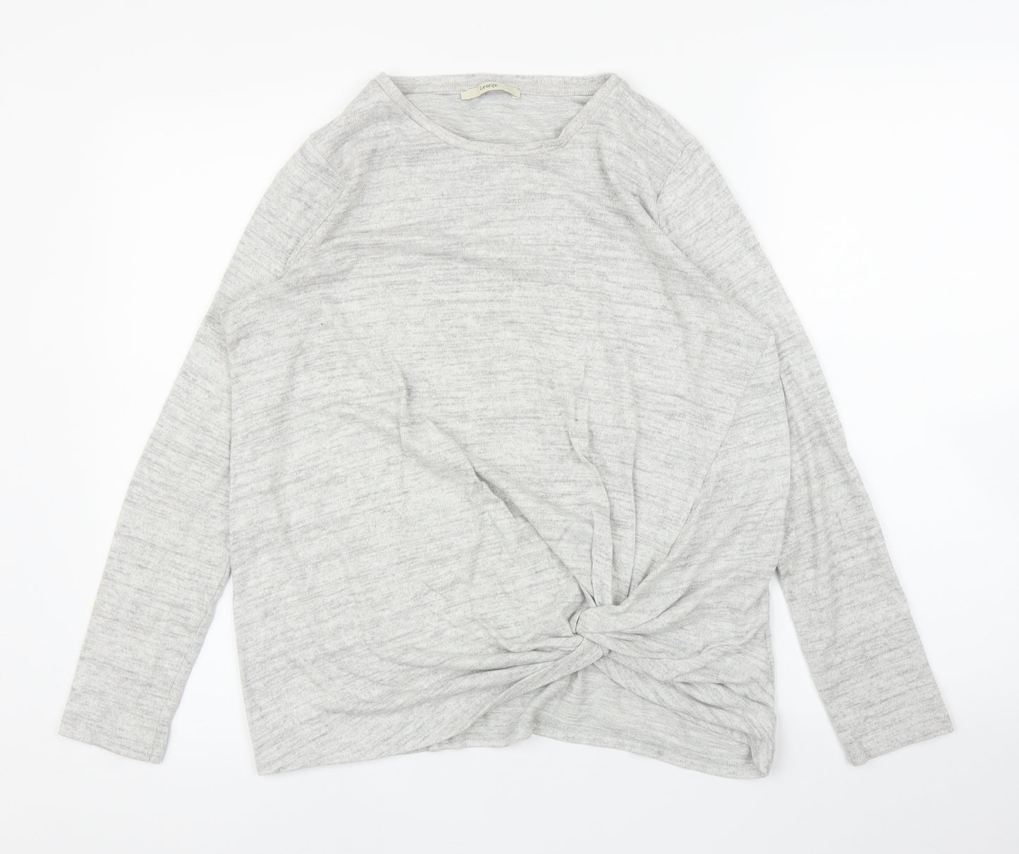 George Womens Grey   Basic Blouse Size M