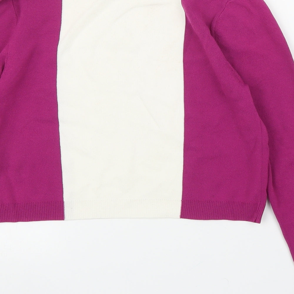 Topshop Womens Purple   Pullover Jumper Size 10