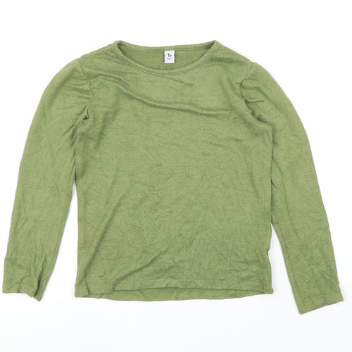 TU Girls Green   Pullover Jumper Size 8 Years