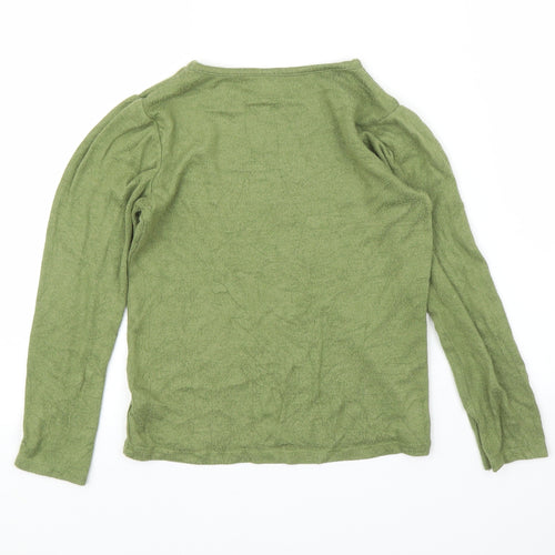 TU Girls Green   Pullover Jumper Size 8 Years