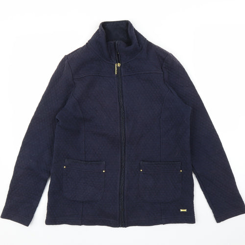 DASH Womens Blue   Quilted Coat Size 10