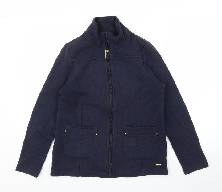 DASH Womens Blue   Quilted Coat Size 10