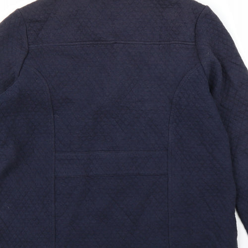 DASH Womens Blue   Quilted Coat Size 10