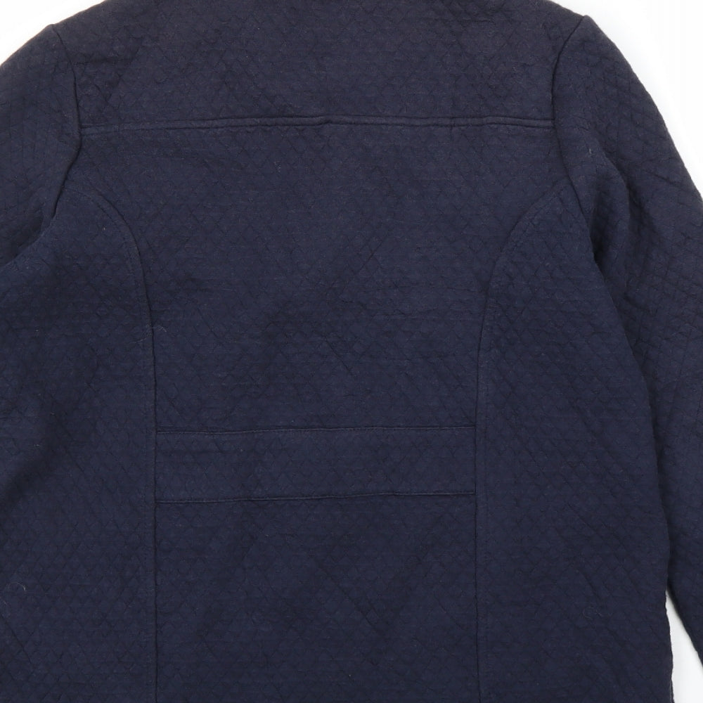 DASH Womens Blue   Quilted Coat Size 10