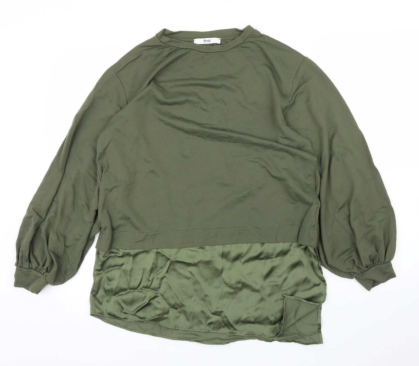 Find Womens Green   Pullover Jumper Size L