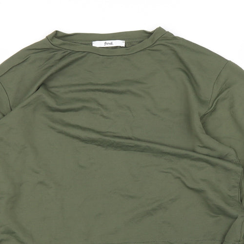 Find Womens Green   Pullover Jumper Size L