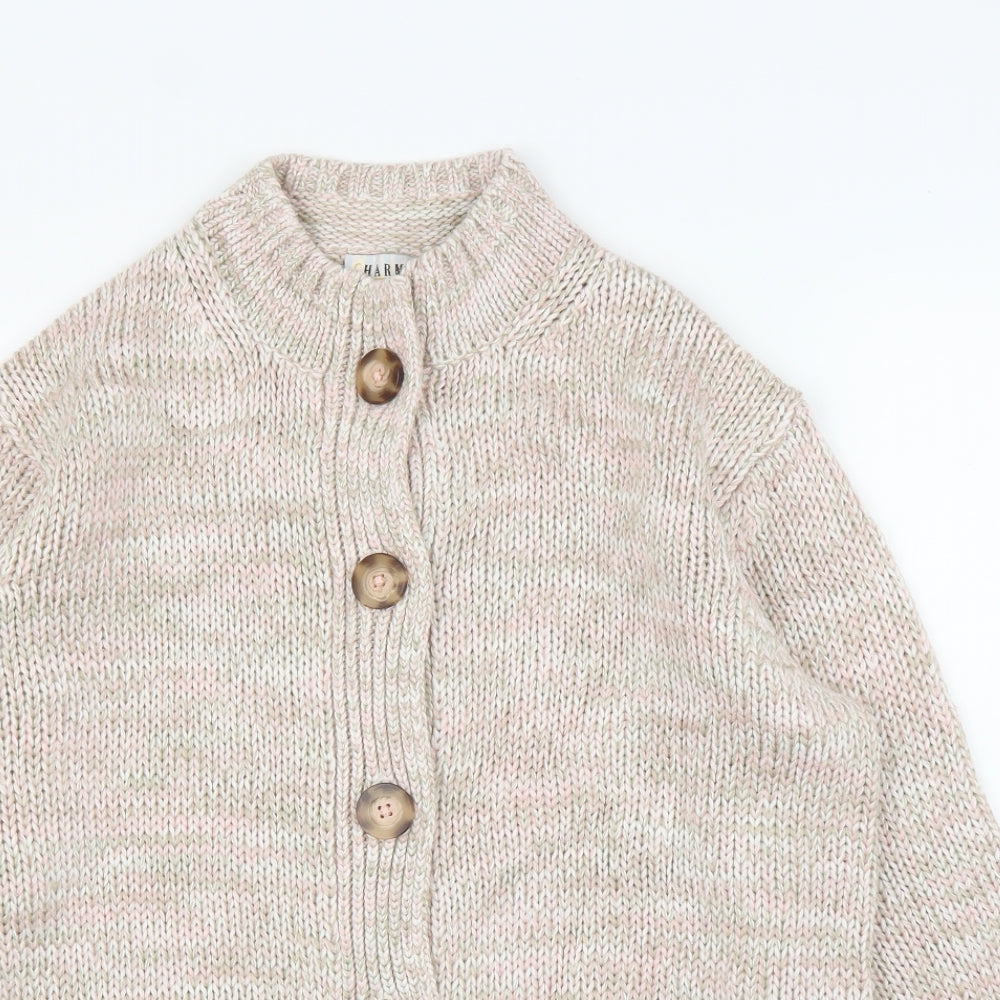 Charmant Womens Pink   Cardigan Jumper Size 16