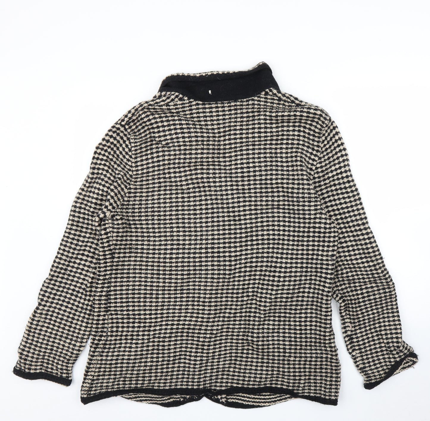 Gerry Weber Womens Beige Houndstooth  Jacket Blazer Size 18