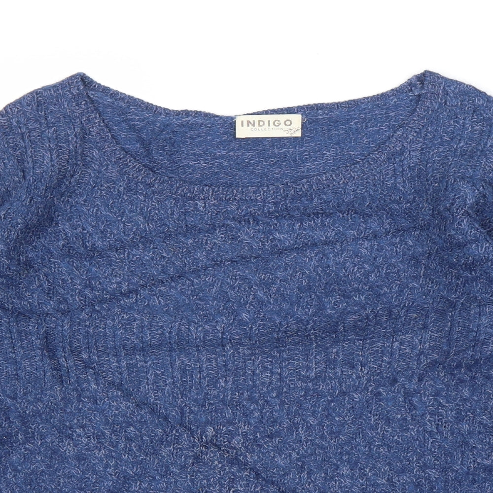M&S Womens Blue   Pullover Jumper Size 12