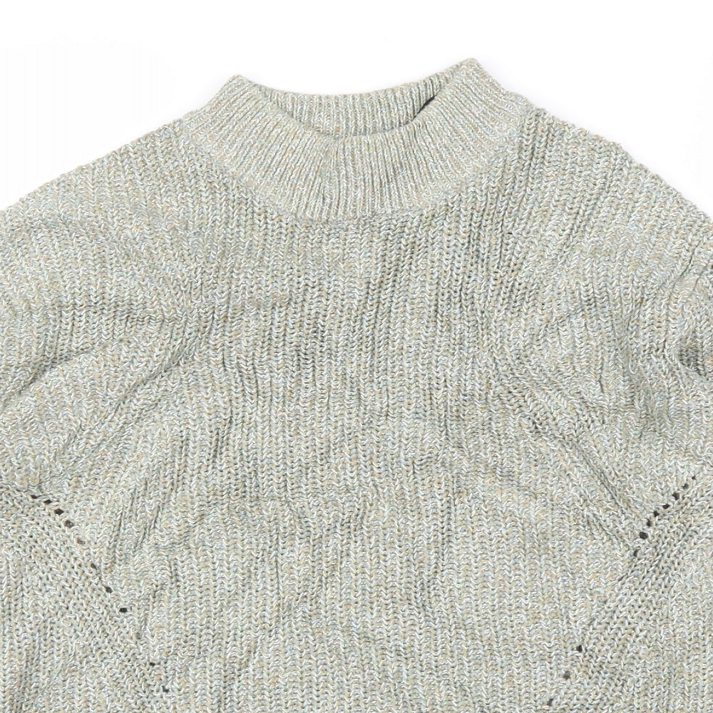H&M Womens Green   Pullover Jumper Size S