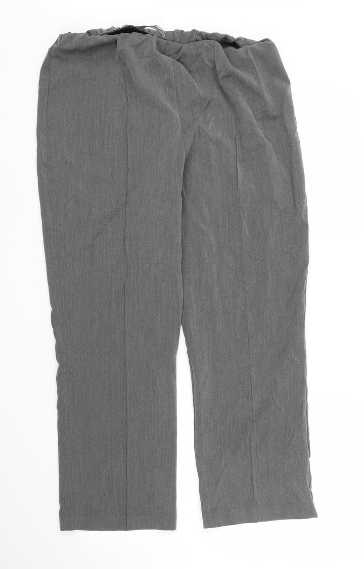 Bonmarché Womens Grey Trousers Size 16 L24 in