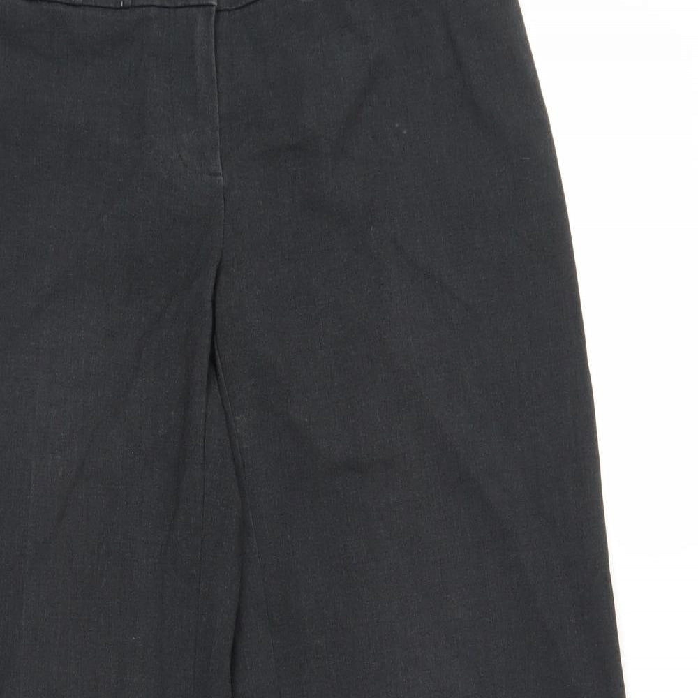 M&S Womens Grey   Capri Trousers Size 6 L25 in