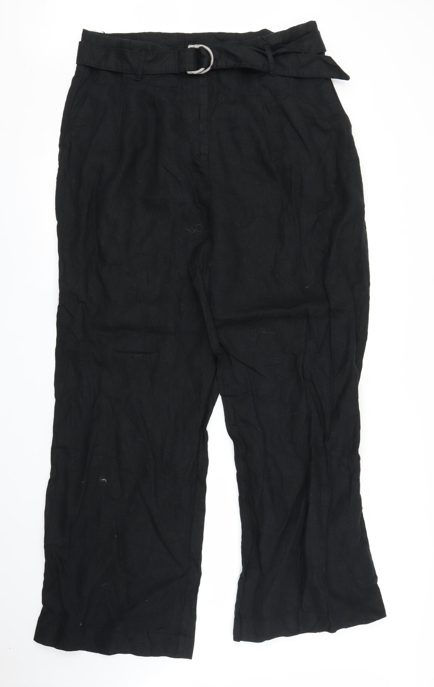M&S Womens Black   Trousers  Size 18 L30 in