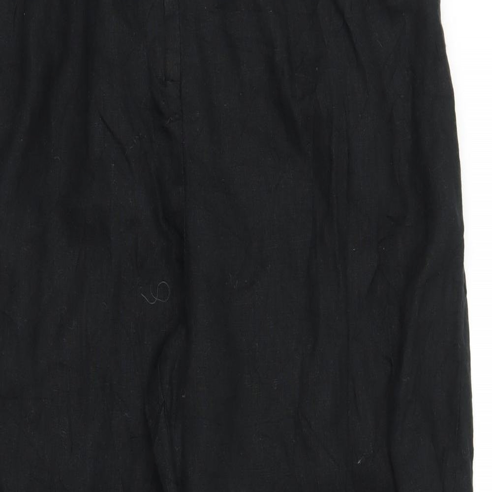 M&S Womens Black   Trousers  Size 18 L30 in